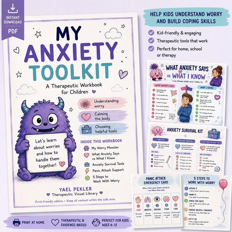 My Anxiety Toolkit for Children | Printable Anxiety Workbook
