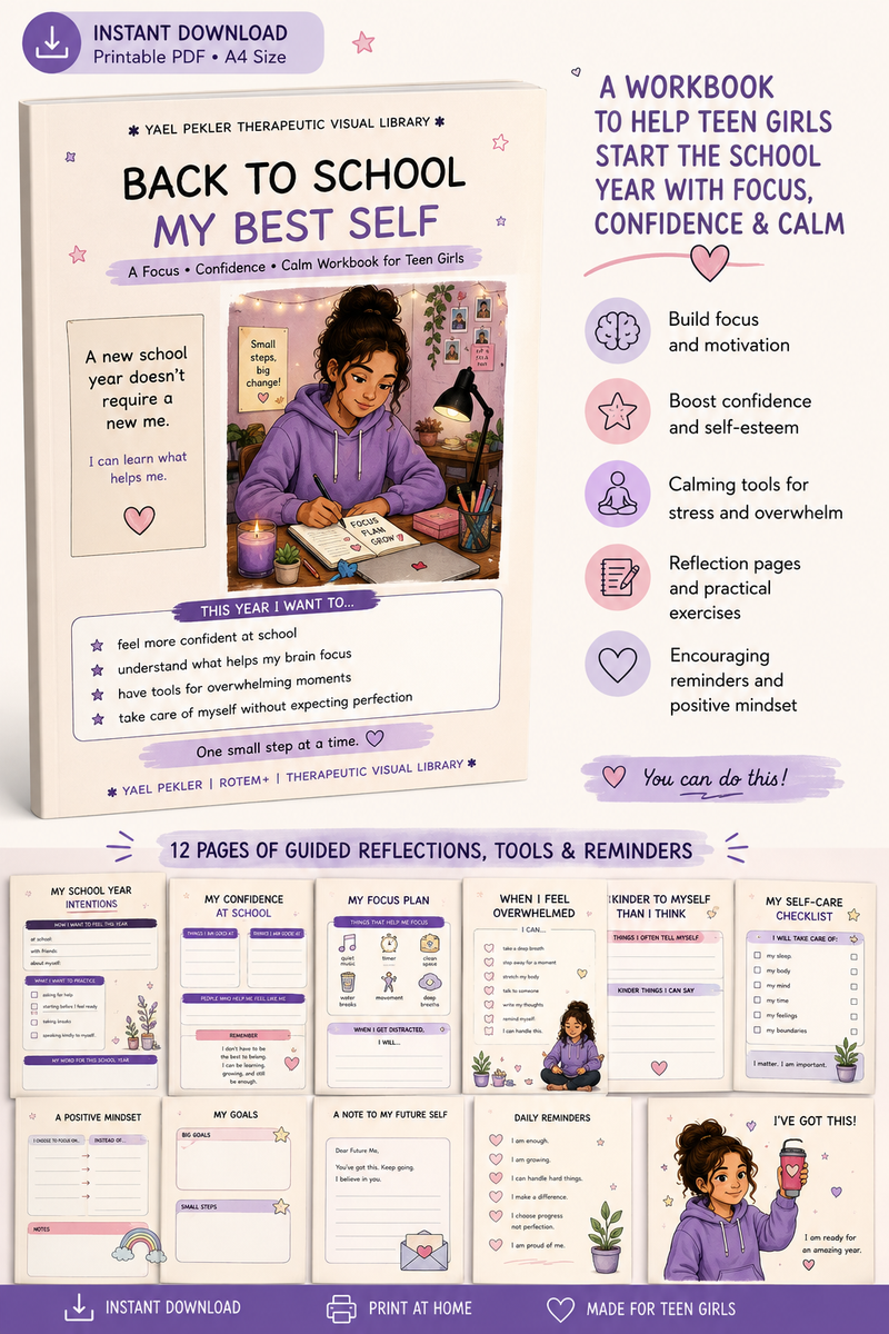 Back to School: My Best Self | Teen Girls Focus & Confidence Workbook