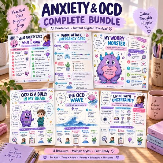Anxiety & OCD Complete Bundle — All Printables